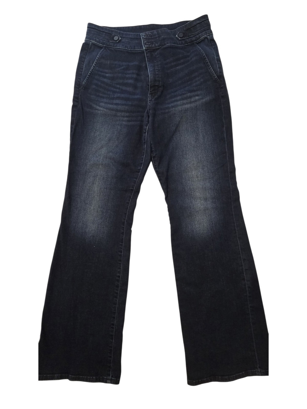 White House Black Market Dark Wash Women's Wide-Leg Jeans Sz 14